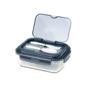 Royal LAGOS glass lunch box with cutlery 1 000 ml
