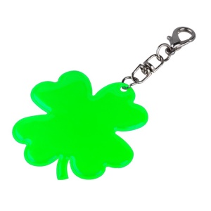 Royal LUCKY CLOVER reflective key ring