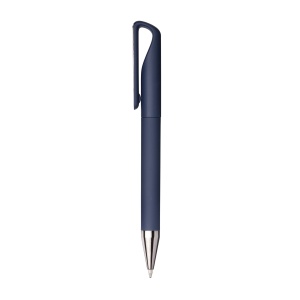 Rubberized plastic twist pen. Clip suitable for tone-on-tone laser printing - Img 5