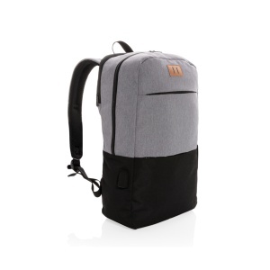 Rucsac modern pentru laptop de 15,6" cu USB și RFID, fără PVC - Img 2