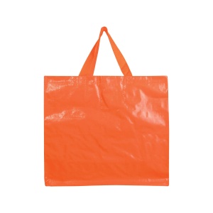 Sacoșă de cumpărături din PP laminată 120 g/m2 cu clin și mânere lungi tip panglică - Img 11