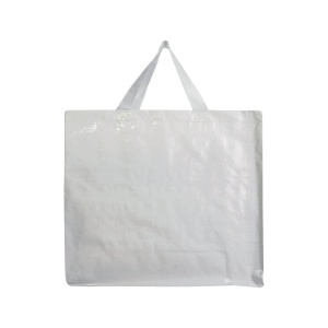 Sacoșă de cumpărături din PP laminată 120 g/m2 cu clin și mânere lungi tip panglică - Img 21