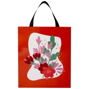 Smartfold 230 g/m2 paper bag with ribbon handles and gloss lamination - 31 x 12 x 39 cm - Img 11