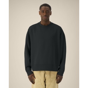 ST/ST Ryler - The unisex boxy crewneck sweatshirt in recycled cotton - Oversized | Unisex 400 g/m² - Img 6
