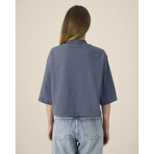 ST/ST Stella Raya - The women's cropped t-shirt in recycled cotton - Relaxed Fit | Women 200 g/m² - Img 20