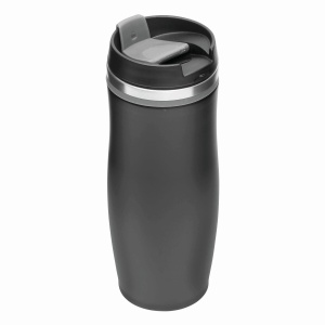 TOP™ Cana de voiaj cu pereti dubli DARK CREMA