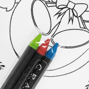 TOP™ Geanta cu snur pentru colorat COLOURFUL SNOWMAN
