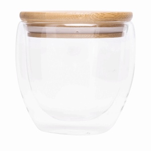TOP™ Sticlă cu pereți dubli BAMBOO ART S, capacitate aprox. 250 ml