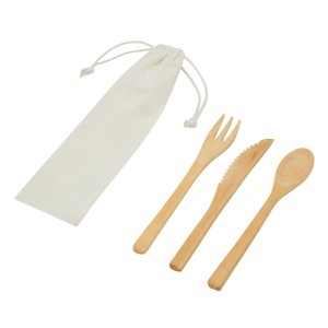 TOP NATURAL TRIP - Bamboo cutlery set