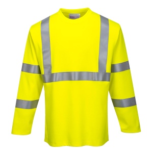 Tricou cu mânecă lungă Modaflame Knit Hi-Vis FR