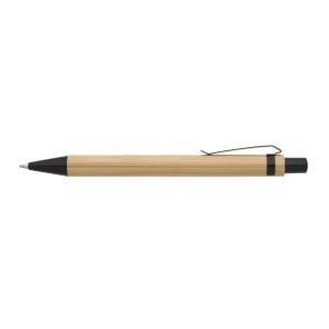 TURAL NERO* Bamboo / metal ballpoint pen - Img 2