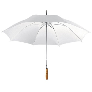 Umbrelă de golf cu tijă din oțel și mâner drept din lemn - Img 11