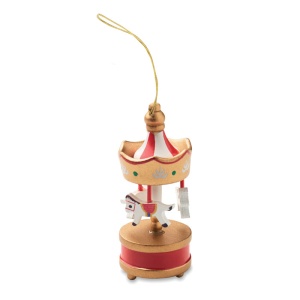 WHIRL Wooden carousel ornament - Img 1
