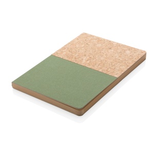 XD™ A5 cork & kraft notebook