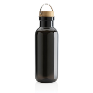 XD™ RCS RPET bottle with bamboo lid and handle