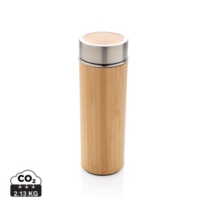 XD™ Leak proof bamboo vacuum bottle