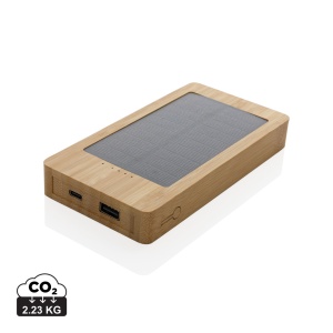 XD™ Sunwick 10.000 mAh Bamboo solar powerbank