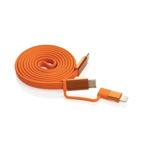 XD Cablu magnetic Arc RCS reciclat ultra-subțire, 60W, 2 în 1