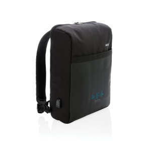 XD Rucsac Swiss Peak de 15" antifurt, cu RFID și USB, fără PVC