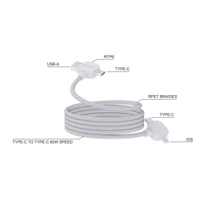 XD Urban Vitamin Stockton 65W RCS RTPE/RPET magnetic cable - Img 6