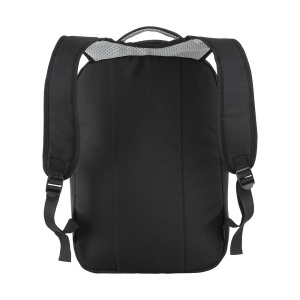 600D polyester PC backpack. Main laptop pocket and 3 front pockets. Breathable material - Img 6