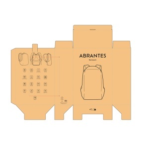 AO Rucsac Abrantes 20L rPET. Încuietoare TSA și material anti-tăiere