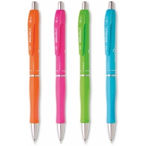 ADO™ SOLIDLY NEON Plastic ballpoint pen - Img 2