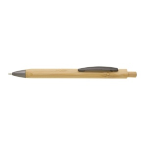 ADO™ TRILO triangular ballpoint pen - bamboo and metal - Img 1