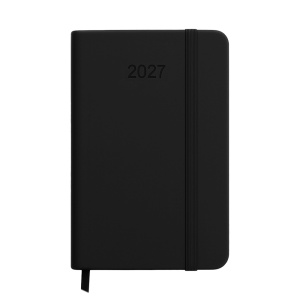 Agenda săptămânală de buzunar 2027. Copertă rigidă din PU termoizolant cu margini colorate ale paginii. - Img 1