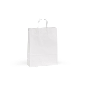 AO Pungă Etna M albă FSC® Kraft. 90 g/m². Fabricată în Portugalia.