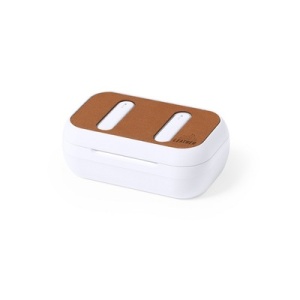 AX™ Căști wireless RABS, husă din piele reciclată - Img 1
