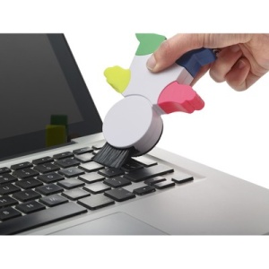 AX™ Highlighter "man", screen cleaner, keypad brush - Img 3