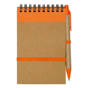 AX™ Notebook approx. A6 with ball pen | Chapman - Img 16