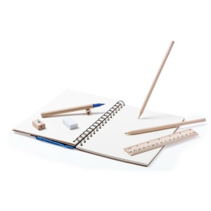 AX™ School set, pencil case, 2 pencils, ball pen, notebook, ruler, eraser and pencil sharpener - Img 14