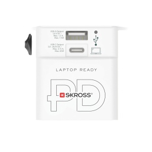 AX Adaptor de călătorie SKROSS MUV 65W PD cu cablu USB C - Img 3