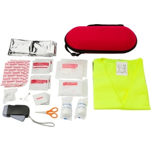 AX Car emergency first aid kit in pouch, 40 pcs