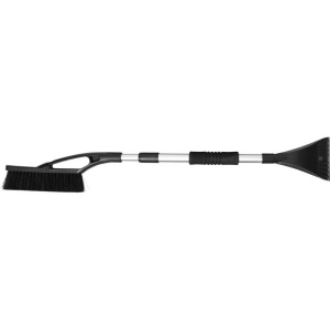 AX Ice scraper with snow bristle, telescopic handle (max. 100 cm)