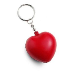 AX Keyring, anti stress "heart"