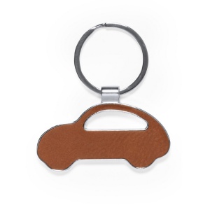 AX Keyring with front and back part made from recycled leather - Img 3