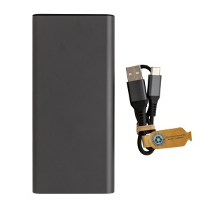 Baterie externă Terra RCS din aluminiu reciclat, 20W, 20.000 mAh - Img 4