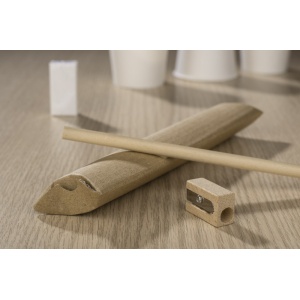 BLUE C™ Writing set EKO (pencil, rubber, sharpener)