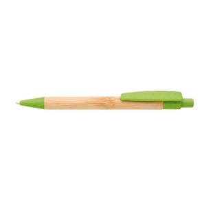 BORGO STRAW Bamboo/Straw/Plastic ballpoint pen - Img 9