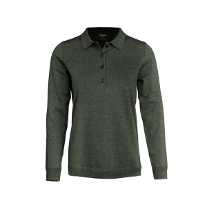Brighton Long Sleeve Polo Women - Elegant Knitted Polo Fabric: 190 g/m² - Img 1