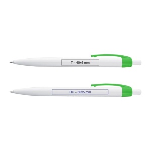 CM™ Pix alb cu clip colorat