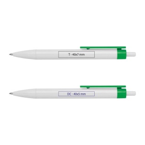 CM™ Pix alb cu clip colorat