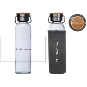 CM™ Sticlă de băut cu husă neopren, 600ml