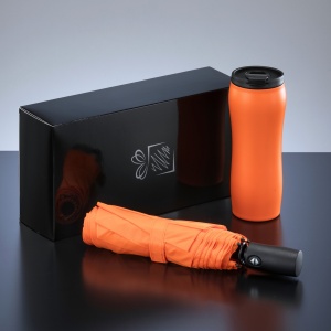 CO Primo Set: cană cu vid 400 ml și umbrelă automată