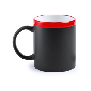 Colorful - Mug Ceramic 350 ml. Chalk Included - Img 3