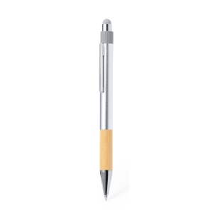 Deimox - Stylus Touch Ball Pen Recycled Aluminium/ Bamboo Jumbo Refill