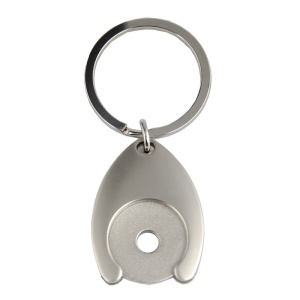 DISC metal key ring with token - Img 3